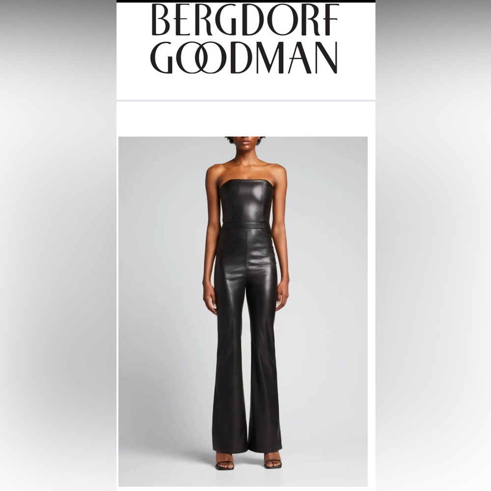 ALICE + OLIVIA
Lavera Vegan-Leather Jumpsuit